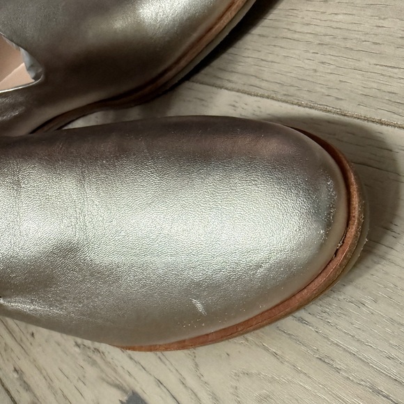 Seychelles Shimmering Gold Slip-Ons - Picture 8 of 9